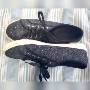 Old Navy Black Glitter Shoes